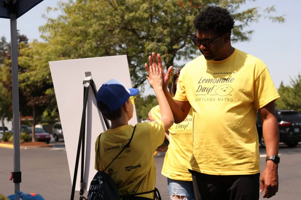 Portland Lemonade Day at Blazers Boys & Girls Club