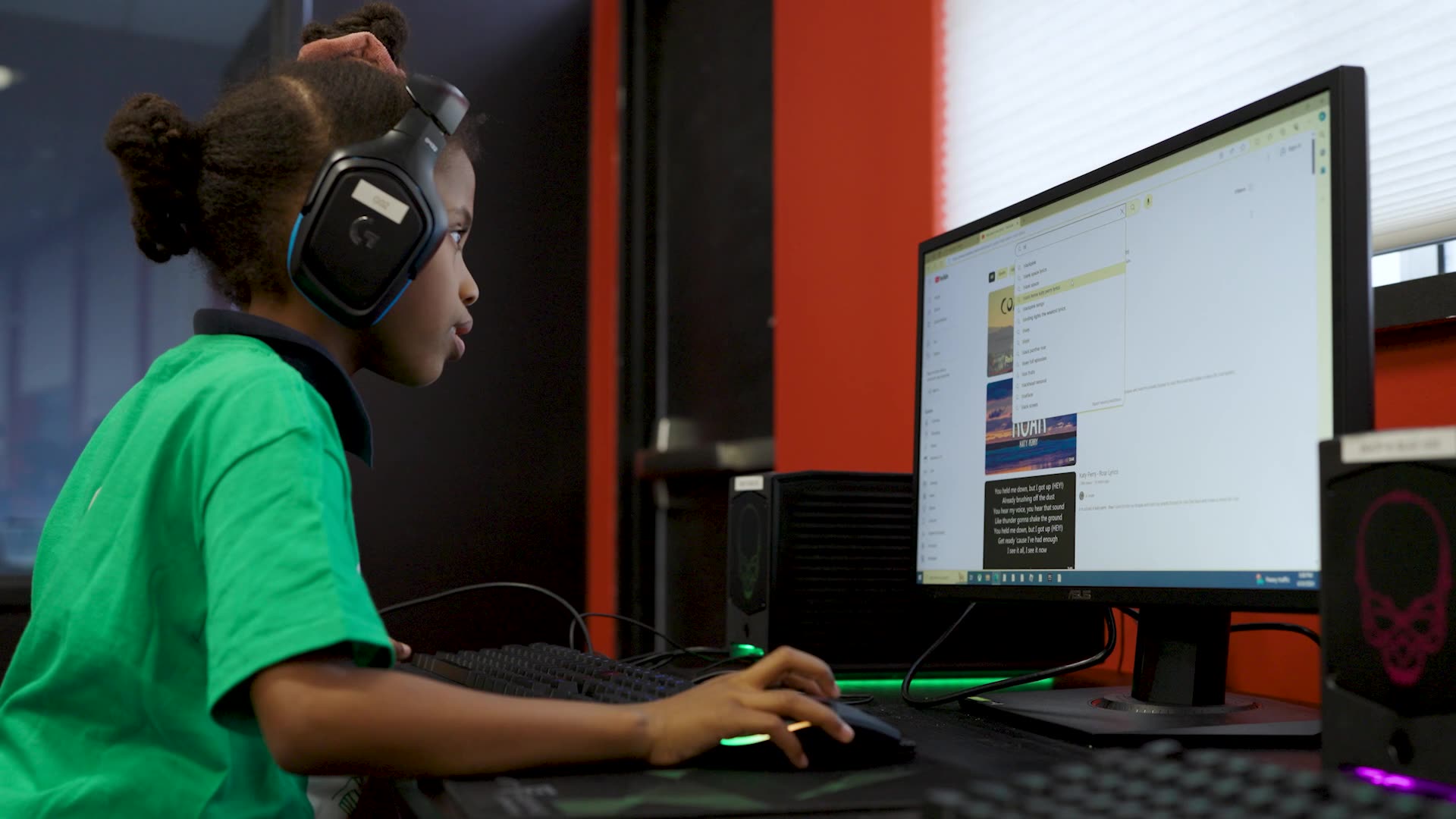 Gaming Room at Blazers Boys & Girls Club in Portland, Oregon.